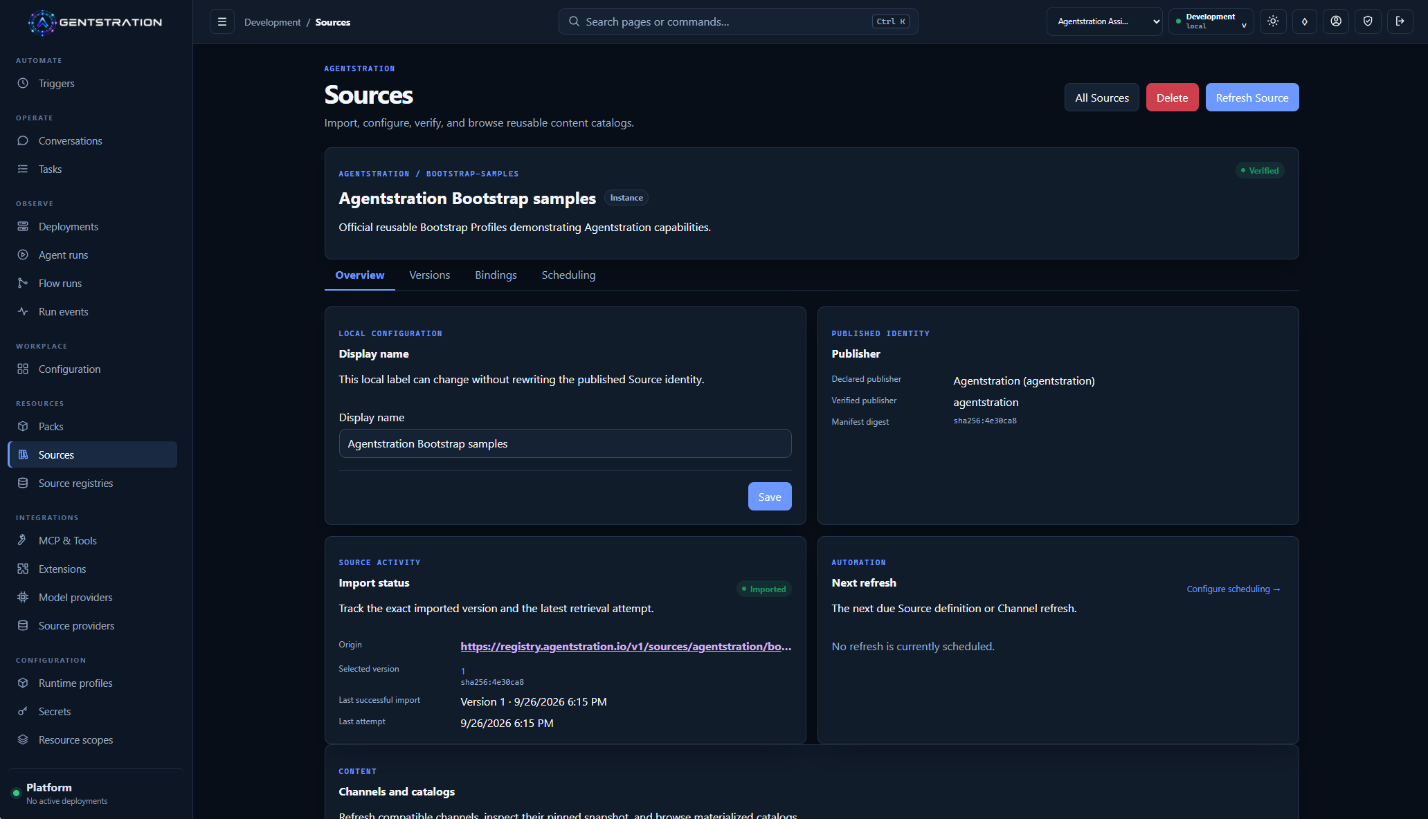 Verified official Agentstration Source imported from the registry and available at Instance scope